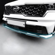 메이튼 쏘렌토 MQ4 튜닝 차량용 프론트 하단 가니쉬 몰딩 실버크롬