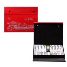 Honey Game高級麻將 144張 38mm+骰子 2顆+餘牌 2張+風牌組, 藍色