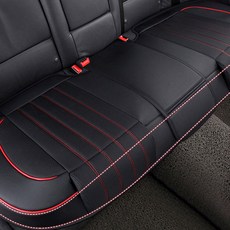 班比亞 腿部支撐後座坐墊 + 固定用圓形掛鉤套組, 黑紅色, 1套