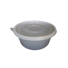 탕용기 반투명 + 뚜껑 세트 M-200B, 300세트, 1개입