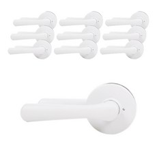 엔젤 06 방문손잡이 버튼 화이트STL-761, 10개