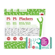 plackers 派樂絲 Light Angle牙線 1.7cm 225入+旅行盒裝牙線 2.1cm 12入, 1套