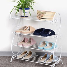 eco factorY 4步鐵門A型鞋櫃, A-2純白