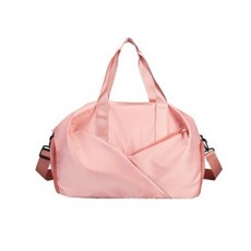 Manjimi鞋子分離口袋雙層包, 粉色的