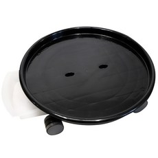 移動式圓形花盆底座, 黑色