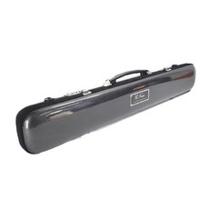 CN case 301 Q Case 1 x 3 型 + 天鵝絨填充布 + 吊帶 + 超細纖維, 黑珍珠