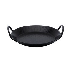 IH感應爐適用雙耳碳鋼斜紋海鮮燉飯鍋, 28厘米, 1個