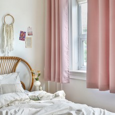 Decoone Jade2打孔式窗簾, 淡粉色