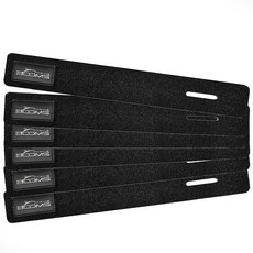 BOOMS FISHING 路亞竿束帶 6件組 BFRMRS325K60, 黑色