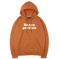 VENHIT Heron字樣寬鬆刷絨連帽T恤