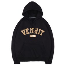 VENHIT 印花刷絨連帽T恤