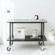 마켓비 DUKUN 트롤리 10060, 래치드블랙, 2단