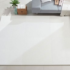 따사룸 더이쁨 EVA 퍼즐 매트 B타입 50cm x 50cm x 25mm, 바닐라 아이보리, 16p