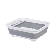 오엠티 접이식 주방 멀티 수납 식기건조대 OKA-DS69, 혼합색상, 1개