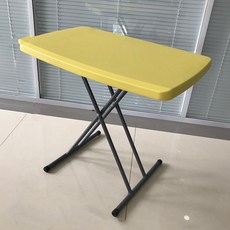 가팡 플라스틱 접이식 테이블 IYNA020, 옐로우(03번)
