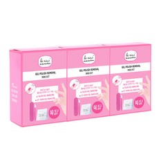 르미니마카롱 젤네일 리무버 미니 키트, 혼합색상, 3세트
