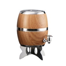 MEO 不鏽鋼葡萄酒啤酒桶 8L, 原木, 1個