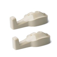 아이디어라이프 차량용 다용도 후크, 2개, 아이보리