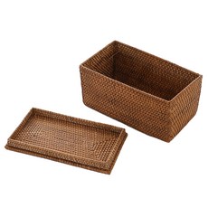 BLOOMING&ME Ratan Atta 長方形籃子, 單色, 1個