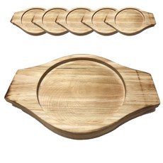 廚房369 Huayoung土鍋木板 搬運的, 混色, 6個