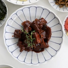 野菊花義大利麵餐盤 22cm, 混色, 2個