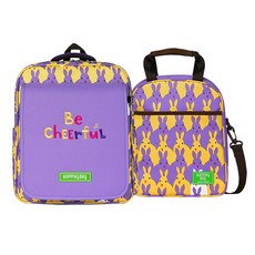 HOPPING BAG 孩童印花雙肩背包 2入組