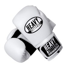HEAVY HITTERS 競爭者魔鬼氈訓練手套, 白色 (H3-WH)