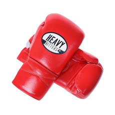 헤비히터 챔피언 레이스업 트레이닝 글러브, 레드(H6-F-RD), 1개