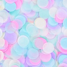 派對波點紙片 20g, 粉彩, 1個