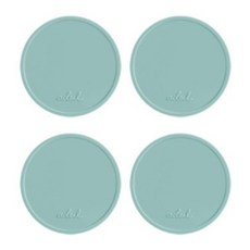 에이드엘 써클 실리콘 컵받침, 민트, 4개
