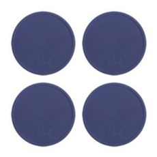 에이드엘 써클 실리콘 컵받침 4p, 퍼플, 4개