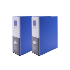 희망사무포인트 2공 파이프 바인더 A4 9X7 민 Br497, 청색, 2개