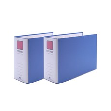 Heemang 2孔管式活頁夾 A4 9X8 海軍藍 Br4987E, 天空藍, 2個