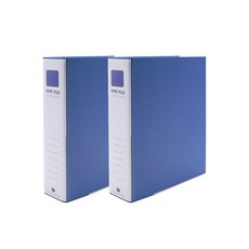 Hope Office Point 2 孔管材粘合劑 A4 6X7 Min Br467, 天空藍, 2個