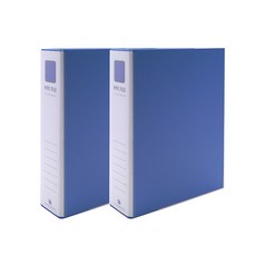 Heemang 2孔強力檔案夾 A4 7X7 素色 Br477, 天空藍, 2個