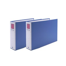 Heemang 2孔管夾 A4 4X8 海軍藍 Br4487E, 天藍色, 2個