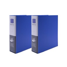 희망사무포인트 2공 파이프 바인더 A4 6X7 민 Br467, 청색, 2개