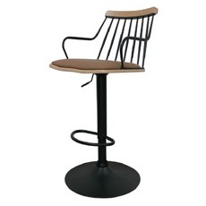 미스터가구 살대 우드 스틸 암바 ONE 체어, 네추럴 + 블랙(앵글), 1개