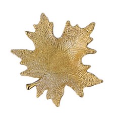 JHCompany 黃金葉珠寶托盤 落葉, 1個, 金色