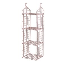 MINEING 3層懸掛式衣櫃收納層架 L號 米色, 1入