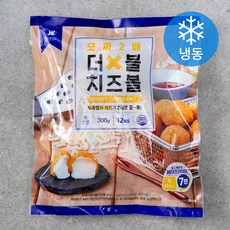 헬스앤뷰티 모짜2배 더블치즈볼 (냉동), 300g, 1팩