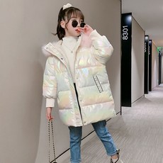 童款花俏女孩風保暖鋪棉外套