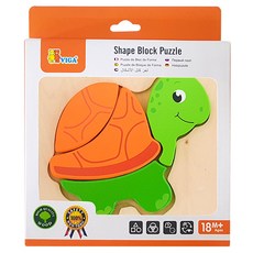 VIGA 寶寶烏龜拼圖, 1個, 4件