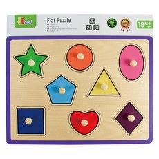 VIGA 幾何形狀拼圖, 1個, 8片