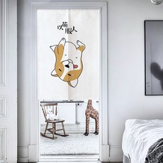 KONG K-LIVING HOME 柯基漢字隔間門簾 雙開式, A