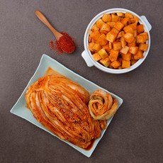 부자가김치 포기김치 2kg + 깍두기 2kg 세트, 4kg, 1세트