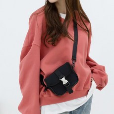 FROM HEAVEN 中性款迷你斜背包 C514, 黑色的