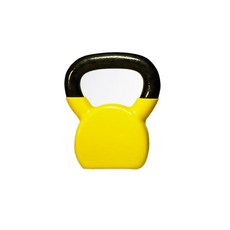 PRO MORIX 壓縮型彩色塗層壺鈴 6kg, 1個, 黃色