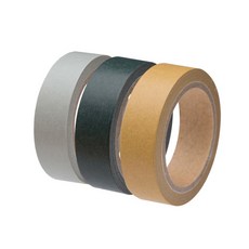 DANSOON 和紙膠帶 3入組 15mm x 10m, 牛皮紙, 灰色, 深綠色, 1套