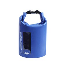 CARNIC 高級透明視窗A型防水袋 10L, 鈷藍色
